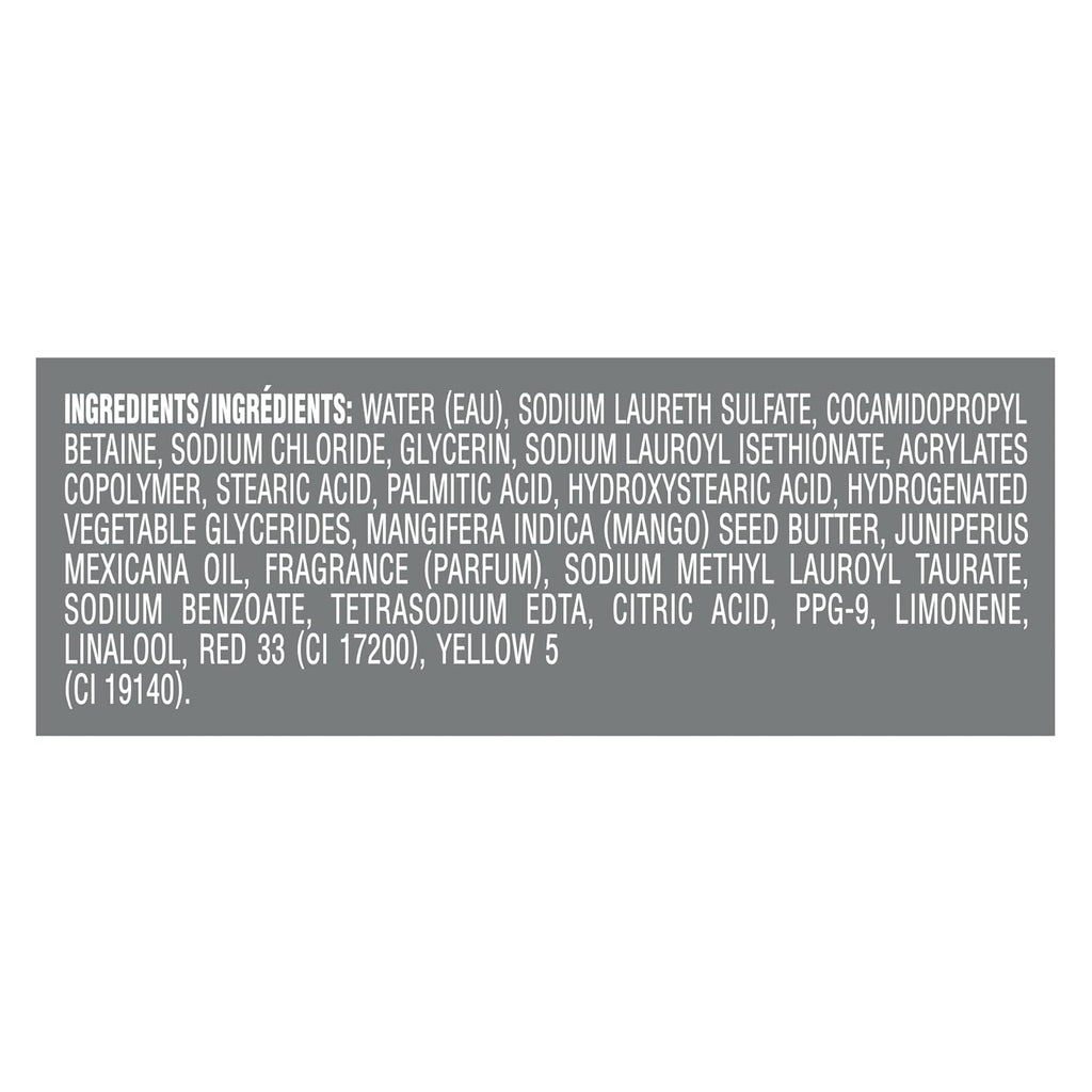 Dove Men+Care Body Wash Rejuvenating Mango + Cedarwood 4 Count for Men with 24-Hour Nourishing Micromoisture Technology 18 oz