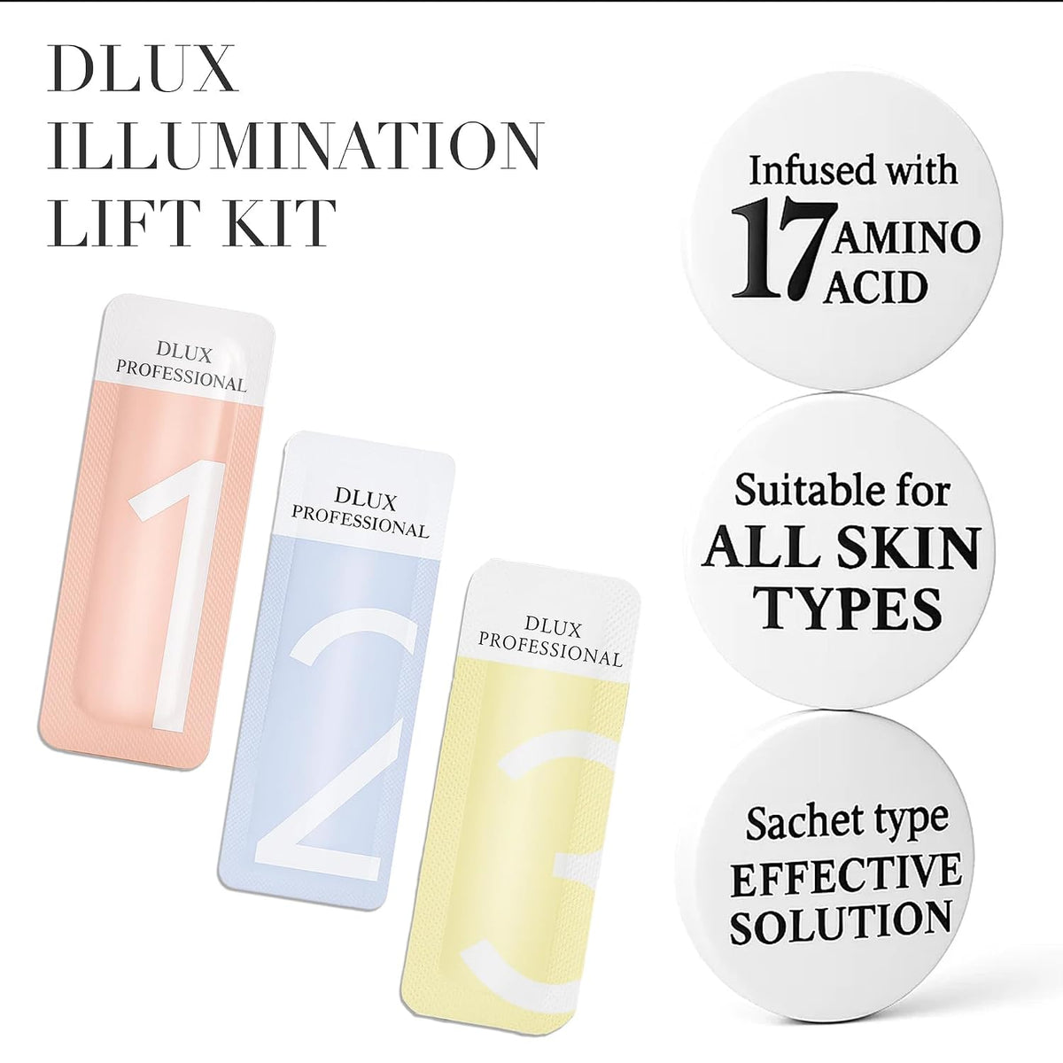 Complete Illumination Lash Lift Kit with Silicone Pads & Glue