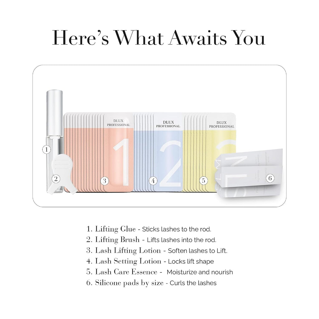 Complete Illumination Lash Lift Kit with Silicone Pads & Glue